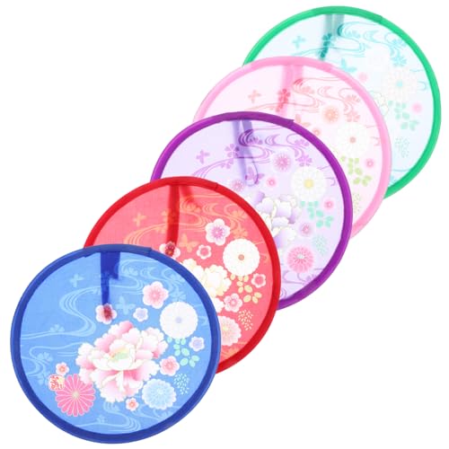 HOODANCOS Mini-tragbarer 5er-set Faltbare Handventilatoren Für Damen Rundes Blumendesign Kindersicher Multifunktional Ideal Für Und HOODANCOS Mini-tragbarer 5er-set Faltbare Handventilatoren Für Damen Rundes Blumendesign Kindersicher Multifunktional Ideal Für Und von HOODANCOS