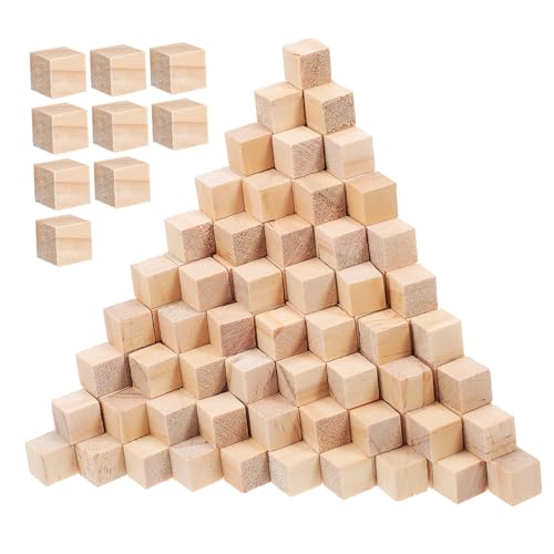HOODANCOS 500 Stück Holzklötzchen Naturbelassene Holzblöcke zum Basteln DIY Blanko Holzwürfel für Kreative Malerei und Dekoration Vielseitig Einsetzbare Holzbausteine HOODANCOS 500 Stück Holzklötzchen Naturbelassene Holzblöcke zum Basteln DIY Blanko Holzwürfel für Kreative Malerei und Dekoration Vielseitig Einsetzbare Holzbausteine von HOODANCOS