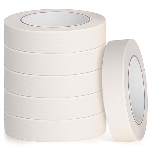 HOODANCOS 6 Rollen Weißes Maler-kreppband Stark Haftendes Abdeckband für Präzises Abkleben bei Malerarbeiten Vielseitig Einsetzbar für Kunst Handwerk Schule Büro und Diy-projekte HOODANCOS 6 Rollen Weißes Maler-kreppband Stark Haftendes Abdeckband für Präzises Abkleben bei Malerarbeiten Vielseitig Einsetzbar für Kunst Handwerk Schule Büro und Diy-projekte von HOODANCOS