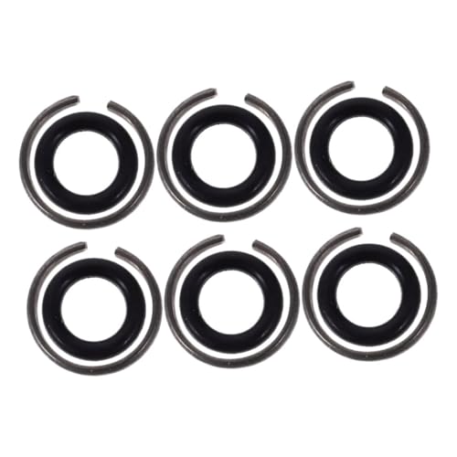 HOODANCOS 6 Sätze Teiliges Impact Wrench Retaining Ring mit O ring Langlebige und Flexible Gummidichtungen Geeignet für Schlagschrauber und Steckschlüssel Praktische Ersatzteile für von HOODANCOS