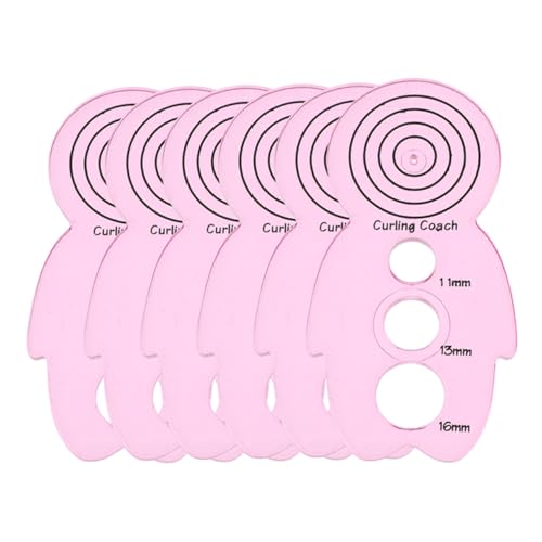 HOODANCOS 6 Stück Teiliges DIY Papier Curling Leichtes und Langlebiges Quilling Werkzeug für Handarbeiten zum Erstellen von Grußkarten und Papierprojekten von HOODANCOS