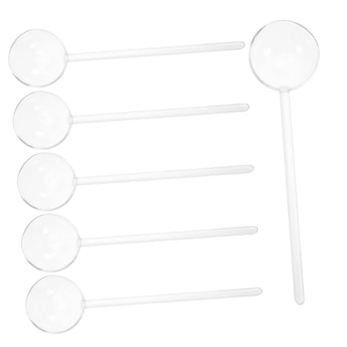 HOODANCOS 6 Stück Teiliges Glas Kaffeelöffel mit Langem Ergonomischem Griff Hitzebeständig Korrosionsresistent Klar Transparent Spülmaschinenfest zum Rühren von Kaffee Milch und Desserts HOODANCOS 6 Stück Teiliges Glas Kaffeelöffel mit Langem Ergonomischem Griff Hitzebeständig Korrosionsresistent Klar Transparent Spülmaschinenfest zum Rühren von Kaffee Milch und Desserts von HOODANCOS