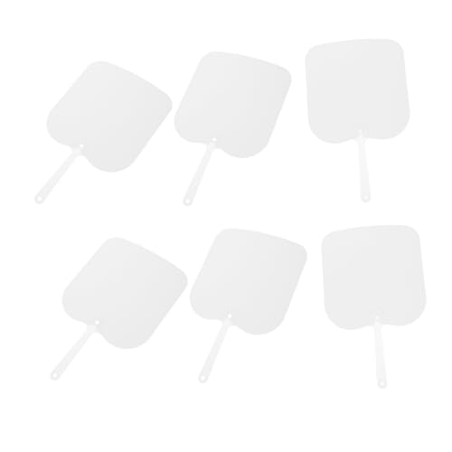 HOODANCOS 6 Stück Teiliges Set Handfächer Pet für Kirchliche Feiern Doppelseitige Sublimationsfans für DIY Hochzeiten und Religiöse Veranstaltungen Leicht und Tragbar HOODANCOS 6 Stück Teiliges Set Handfächer Pet für Kirchliche Feiern Doppelseitige Sublimationsfans für DIY Hochzeiten und Religiöse Veranstaltungen Leicht und Tragbar von HOODANCOS