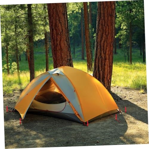 HOODANCOS 6 Stück Teiliges Zelthering aus Aluminiumlegierung Verstellbare Dreieckige Camping Erdnägel mit Mehrfachzähnen Rostfrei Leicht Robust und Sturmsicher für Outdoor Zelte Strand von HOODANCOS