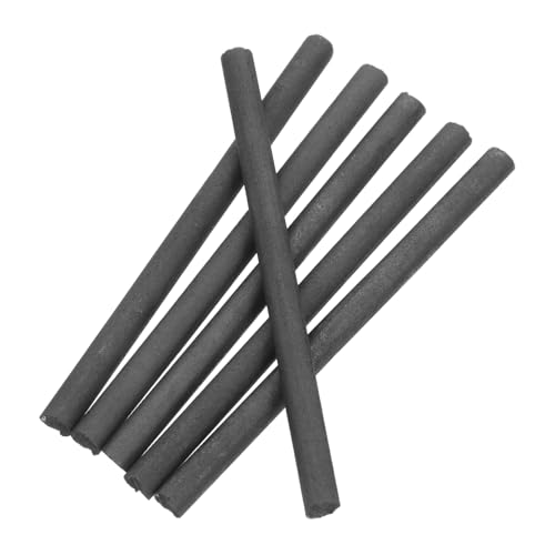 HOODANCOS 6st Graphitelektroden-kohlenstoffstab Metallurgie-elektrodenstab Industrieller Graphitzylinder Graphitzubehör Graphitstäbe Durchmesser Graphitelektrode Dark Grey Wiederverwendbar von HOODANCOS
