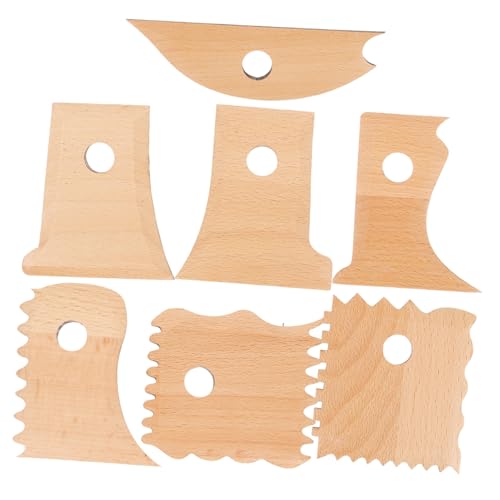 HOODANCOS 7stücke Holz Werkzeug Skulptur Machen Werkzeug Schnitzen Cutter Carving Schaber Keramik von HOODANCOS