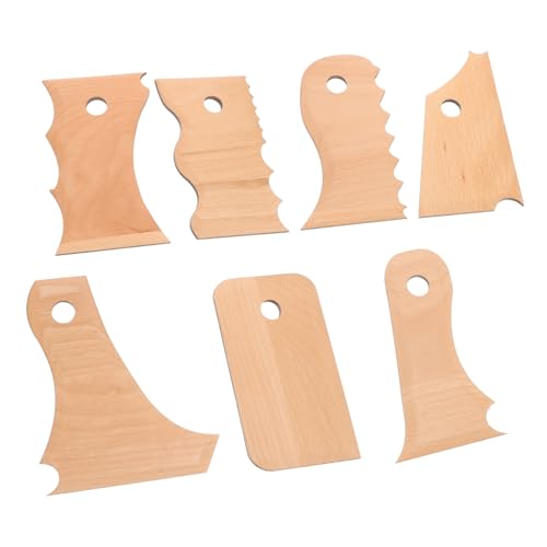 HOODANCOS 7stücke Holz Werkzeug Für Skulptur Schnitzen Cutter Mit Schaber Keramik Carving Werkzeuge Für Kunsthandwerk DIY von HOODANCOS