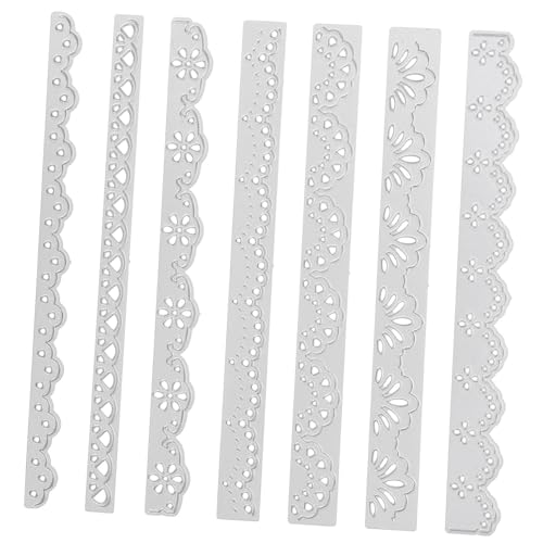 HOODANCOS 7stücke Stanzformen Für Kartenherstellung Aus Kohlenstoffstahl Für Scrapbooking DIY-schablonen Metallschablonen Bastelwerkzeug Schneiden Formen von HOODANCOS