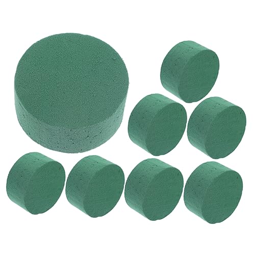 HOODANCOS 8 Stück Runde Blumenschaum Blöcke für Blumenarrangements Verstärkter Steckschaum für Frische und Trockene Blumen für Hochzeiten und Dekorationen HOODANCOS 8 Stück Runde Blumenschaum Blöcke für Blumenarrangements Verstärkter Steckschaum für Frische und Trockene Blumen für Hochzeiten und Dekorationen von HOODANCOS