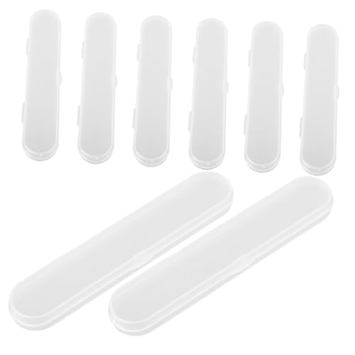 HOODANCOS 8 Stück Teiliges Aufbewahrungsbox aus Robustem PP Transparenter Organizer für Thermometer Ohrlöffel und Kleine Zubehörteile Multifunktional und Platzsparend für Zuhause und Reise von HOODANCOS