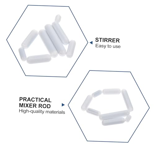 HOODANCOS 8 Stück Teiliges Ptfe Zylindrisches Rührstäbe Magnetische Labor Rührstäbe in Verschiedenen Weißer Praktischer Mixerstab für Chemie Biologie und Heimlabor Anwendungen HOODANCOS 8 Stück Teiliges Ptfe Zylindrisches Rührstäbe Magnetische Labor Rührstäbe in Verschiedenen Weißer Praktischer Mixerstab für Chemie Biologie und Heimlabor Anwendungen von HOODANCOS