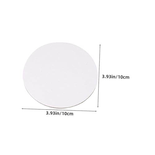 HOODANCOS 8 Stück Teiliges Runde Leinwandpaneele Vorgestrichen Leichte Boards für Öl Acryl Aquarellmalerei für Künstler Schüler und Kreative Bastelprojekte von HOODANCOS