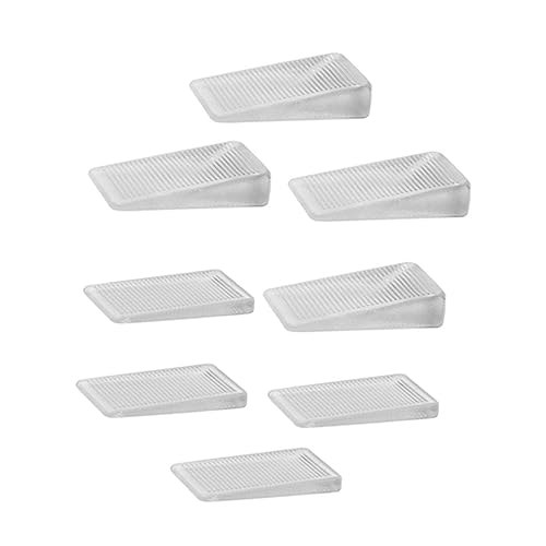 HOODANCOS 8 Stück Teiliges Transparente Türkeile Möbelstopper und Unterlegkeile für Stabilen Halt für Unebene Möbel und Toiletten Rutschfest und Langlebig HOODANCOS 8 Stück Teiliges Transparente Türkeile Möbelstopper und Unterlegkeile für Stabilen Halt für Unebene Möbel und Toiletten Rutschfest und Langlebig von HOODANCOS