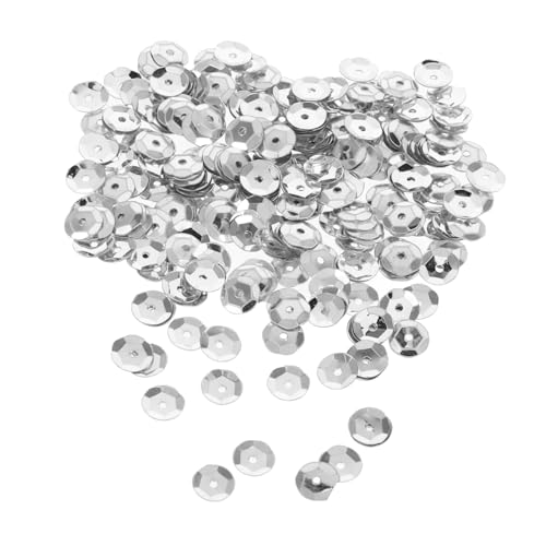 HOODANCOS 800 Stück Runde Silberne Pailletten mit PVC Bastelpailetten für DIY Schmuck Nähen Mode Wohnaccessoires Langlebig Glitzernd für Kreative Bastelprojekte HOODANCOS 800 Stück Runde Silberne Pailletten mit PVC Bastelpailetten für DIY Schmuck Nähen Mode Wohnaccessoires Langlebig Glitzernd für Kreative Bastelprojekte von HOODANCOS
