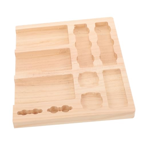 HOODANCOS Ablageschale Aus Massivholz Diamant Diamond Art Accessoires Tablett Bilder Farbhalterschale Sortierfach Bild-werkzeugablage Malerei Veranstalter Organizer Für Schreibtischablagen von HOODANCOS