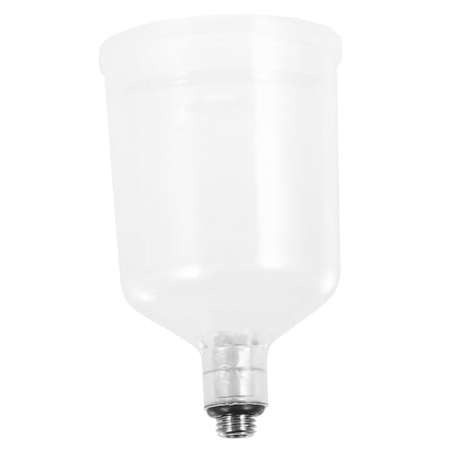 HOODANCOS Airbrush Farbbehälter Austauschbarer Pigmentbecher Zerlegbare Airbrush Flasche Kunststoff Hohe Kapazität für Malprojekte von HOODANCOS
