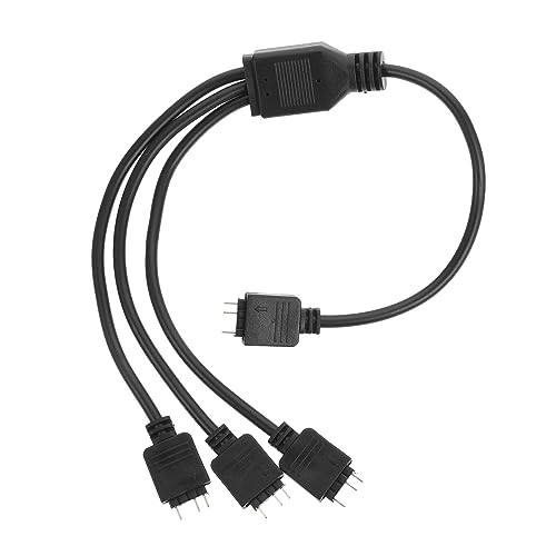HOODANCOS Argb Splitterkabel für Pin LED Streifen Verlängerungskabel für PC Rgb Beleuchtung Einfache Installation und Hohe Zuverlässigkeit für Computergehäuse von HOODANCOS