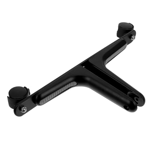 HOODANCOS Bildschirmbeinhalterung Haushaltsteilerbasis Privatsphies im Büro Schreibtisch-Organizer Waschbecken Caddy Basisteile für Terrassenzäune Gartenrandkanten Aluminiumlegierung Black von HOODANCOS