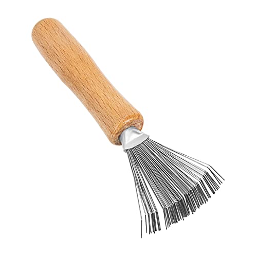 HOODANCOS Blumenfrosch Reiniger Kenzan Werkzeug für Blumenanordnung Effektiver Ikebana Reiniger für Entfernung von Schmutz und Blättern Kompakte Harke von HOODANCOS