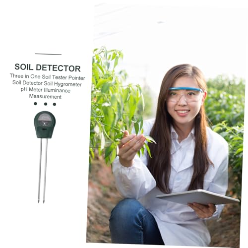 HOODANCOS Bodentester mit Ph messgerät Feuchtigkeitsmesser und Lichtdetektor Präziser Bodenanalysator für Hauspflanzen Blumen und Garten Langlebiges Zubehör zur Bodenfruchtbarkeitsprüfung HOODANCOS Bodentester mit Ph messgerät Feuchtigkeitsmesser und Lichtdetektor Präziser Bodenanalysator für Hauspflanzen Blumen und Garten Langlebiges Zubehör zur Bodenfruchtbarkeitsprüfung von HOODANCOS