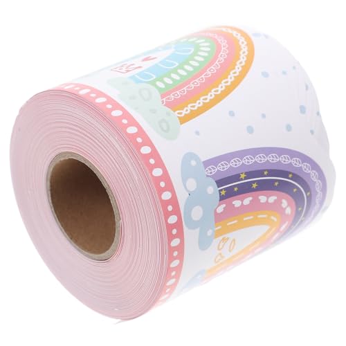 HOODANCOS Boho Klassenzimmer Pinnwand Bordüre Farbige Regenbogen Dekoration für Schulprojekte Selbstklebende Bordüre mit Wellenmuster für Kreative Gestaltung HOODANCOS Boho Klassenzimmer Pinnwand Bordüre Farbige Regenbogen Dekoration für Schulprojekte Selbstklebende Bordüre mit Wellenmuster für Kreative Gestaltung von HOODANCOS