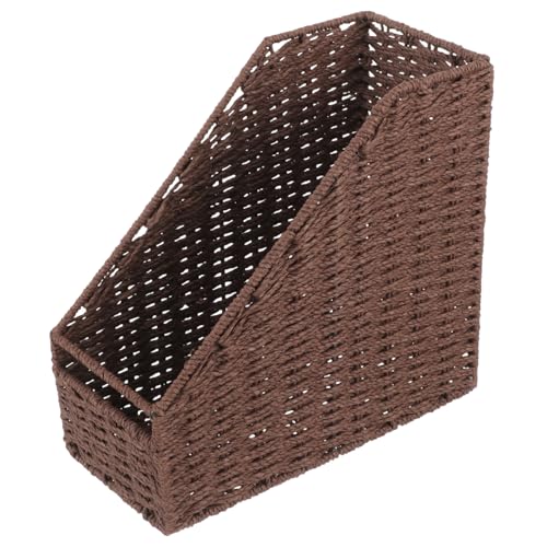 HOODANCOS Box Datei Organisation Bücherregal Korb Aufbewahrungsdatei Karton Zeitschriftenordner Halter Dokumentenordner Organisation Zeitschriftenordner Halter Organizer Buchstützen von HOODANCOS