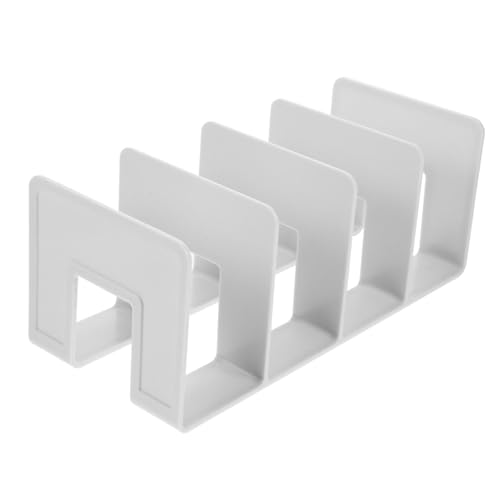 HOODANCOS Buchständer mit Fächern Handgefertigter Buchorganizer für Schreibtisch und Regal zur Aufbewahrung von Büchern Dokumenten und Zeitschriften Hochwertiges Weiß HOODANCOS Buchständer mit Fächern Handgefertigter Buchorganizer für Schreibtisch und Regal zur Aufbewahrung von Büchern Dokumenten und Zeitschriften Hochwertiges Weiß von HOODANCOS