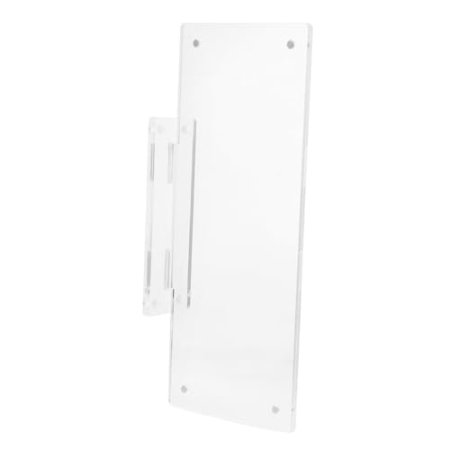 HOODANCOS Büro Türschilder Aus Acryl Doppelseitiges Namensschild Für Wandmontage Durchsichtiges Schild Mit Austauschfunktion Für Büroetikette von HOODANCOS