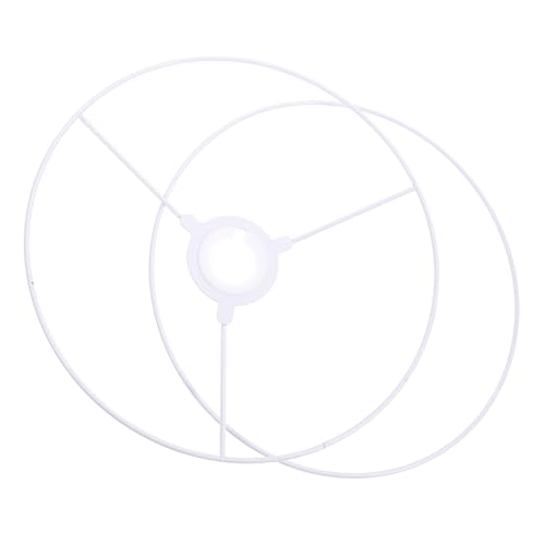HOODANCOS DIY Lampenschirm Ring aus Robustem Vintage Lampenschirm Gestell zum Selbermachen für Pendelleuchte und Tischlampe Einfache Montage von HOODANCOS