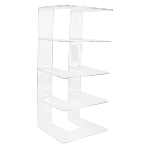 HOODANCOS Decorative Buchhalter aus Acryl Multifunktionale Buchstütze für Schreibtisch und Regal Transparentes Design mit Vier Fächern zur Optimalen Buchorganisation HOODANCOS Decorative Buchhalter aus Acryl Multifunktionale Buchstütze für Schreibtisch und Regal Transparentes Design mit Vier Fächern zur Optimalen Buchorganisation von HOODANCOS