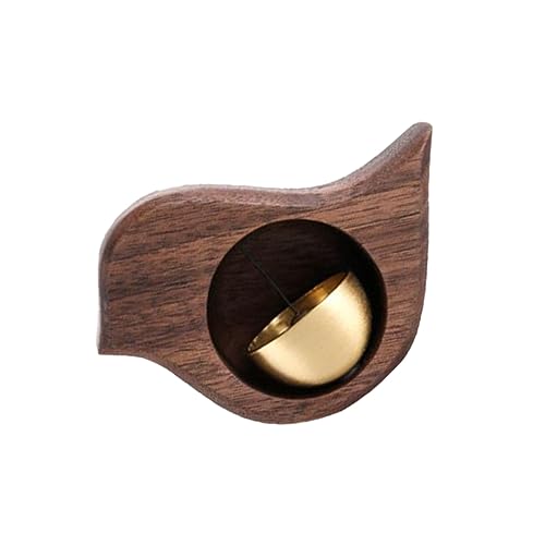 HOODANCOS Dekorative Windglocke aus Walnuss mit Vogel Design Türstopper und Wanddekoration Klebemagnet für Mühelose Anbringung für Verschiedene Dekorationsstile HOODANCOS Dekorative Windglocke aus Walnuss mit Vogel Design Türstopper und Wanddekoration Klebemagnet für Mühelose Anbringung für Verschiedene Dekorationsstile von HOODANCOS