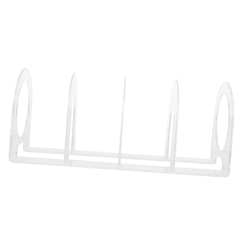 HOODANCOS Dokumentenbuchständer Buchend Buchaufbewahrungsständer Bücherständer Book Display Holder aktenordner Buchablage Multifunktions-Aktenregal Dateiorganisator p.s Transparent von HOODANCOS