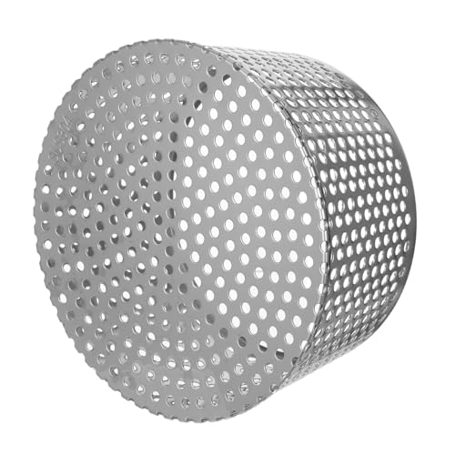 HOODANCOS Edelstahl Bodenablauf Abdeckung Ventilationsfilter für Außenbereich Garten Terrasse mit Anti verstopfungsschutz für Effiziente Wasserableitung und Einfache Installation von HOODANCOS