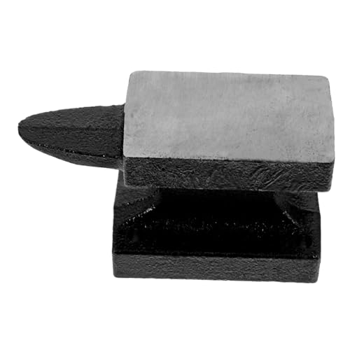 HOODANCOS Eisenunterlage Block wiederverwendbar Multifunktion Juweliere Mini-Pad für klein Juwelier Werkzeug stabile Basis Eisenplattform Schmuckversorgung Eisenplatte DIY zubehör Schwarz von HOODANCOS