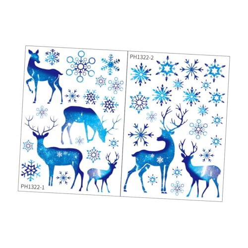HOODANCOS Elch Aufkleber Dekoration Geburtstag Feiertag Fensteraufkleber Wiederverwendbar Winter Wandaufkleber Rentier Fensteraufkleber Elch Dekor HOODANCOS Elch Aufkleber Dekoration Geburtstag Feiertag Fensteraufkleber Wiederverwendbar Winter Wandaufkleber Rentier Fensteraufkleber Elch Dekor von HOODANCOS