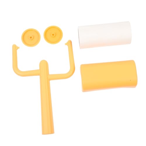 HOODANCOS Fellentferner Bürste mit Griff Starker Klebeeffekt Kompakt Tragbar für Sofa Kleidung Haustierhaar und Teppich Praktisches Design Wiederverwendbarer Fusselroller für Hunde Katzen von HOODANCOS