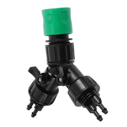 HOODANCOS Garten Schlauchverteiler Robuster Tropfbewässerungs Ventiladapter für Schlauch Einfacher für Außenwasserhahn Präzise Bewässerung Mehrerer Gartenbereiche von HOODANCOS