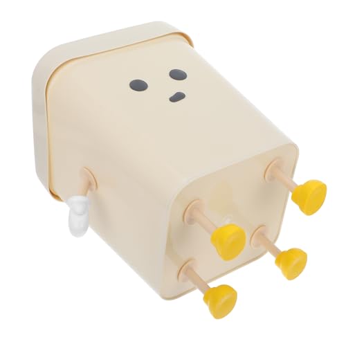 HOODANCOS Großer Kunststoff mülleimer mit Offenem Design Hohe Kapazität Dekorativer Abfalleimer für Wohnzimmer Bad und Schlafzimmer Stabiler Kunststoff Modernes Cartoon motiv Vielseitiger HOODANCOS Großer Kunststoff mülleimer mit Offenem Design Hohe Kapazität Dekorativer Abfalleimer für Wohnzimmer Bad und Schlafzimmer Stabiler Kunststoff Modernes Cartoon motiv Vielseitiger von HOODANCOS