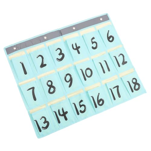 HOODANCOS Hängeorganizer Tür mit Fächern aus Robustem Oxford Mehrzweck Wandtasche für Handy Schmuck und Klassenzimmer Praktischer Organizer zur Platzsparenden Aufbewahrung von HOODANCOS