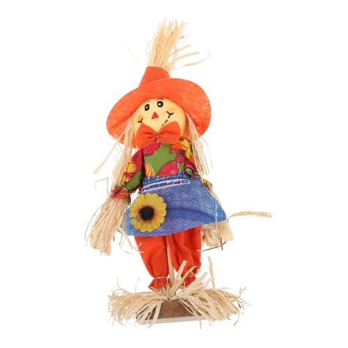 HOODANCOS Halloween Vogelscheuche Dekofigur Langlebige Strohpuppe mit Festlichem Halloween-Motiv Niedliche Garten Partydekoration für Innen und Außen Einfache Installation Fröhliche HOODANCOS Halloween Vogelscheuche Dekofigur Langlebige Strohpuppe mit Festlichem Halloween-Motiv Niedliche Garten Partydekoration für Innen und Außen Einfache Installation Fröhliche von HOODANCOS