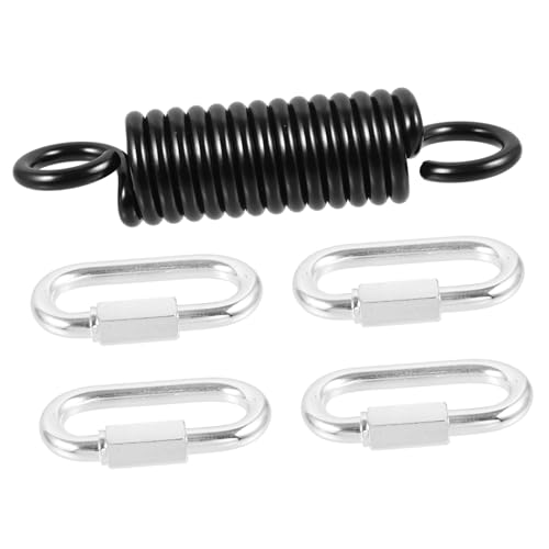 HOODANCOS Heavy Duty Hängesessel Zugfeder Set mit Verbindungslringen Verlängerte Drehfeder für Schaukelstuhl und Hängematte Geräuscharm Stoßdämpfend Sicher für Garten HOODANCOS Heavy Duty Hängesessel Zugfeder Set mit Verbindungslringen Verlängerte Drehfeder für Schaukelstuhl und Hängematte Geräuscharm Stoßdämpfend Sicher für Garten von HOODANCOS