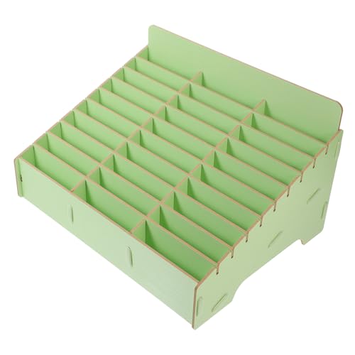 HOODANCOS Holz Multi-Grid-aufbewahrungsbox Für Mobiltelefone Telefonbox Mit Mehreren Rastern Handyorganizer Für Schreibtisch Aufbewahrungsbox Für Kleine Gegenstände von HOODANCOS