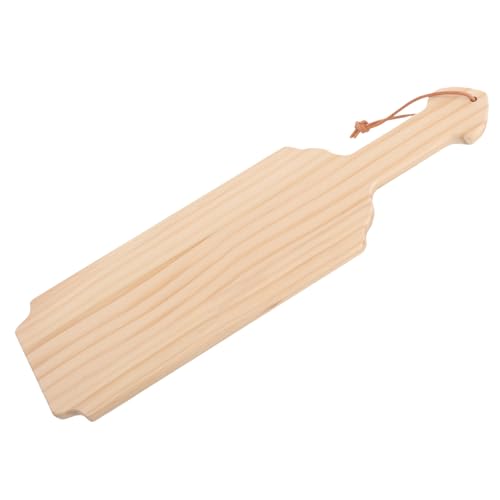 HOODANCOS Holz Paddel für Wand Unfertiges Diy Handwerks Paddel für Gestaltung Kinderfreundliches Holz Material mit Herzgriff von HOODANCOS