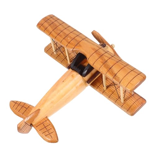 HOODANCOS Vintage Flugzeug Retro Biplane Dekoration Für Zuhause Und Büro Sammlerstück Einzigartiges Flugzeugdesign Für Und Enthusiasten von HOODANCOS