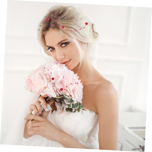 HOODANCOS Künstliche Perlenkette Perlenschnur mit Fischfaden Rot DIY Schmuck Basteln Dekoration Garland für Party Weihnachten Tischdeko HOODANCOS Künstliche Perlenkette Perlenschnur mit Fischfaden Rot DIY Schmuck Basteln Dekoration Garland für Party Weihnachten Tischdeko von HOODANCOS