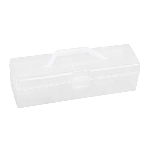 HOODANCOS Aufbewahrungsbox für Broschen Medaillen Organizer Kunststoff Transparenter Aufbewahrungskoffer mit Deckel Kompakt und Platzsparend für Sammlungen von HOODANCOS