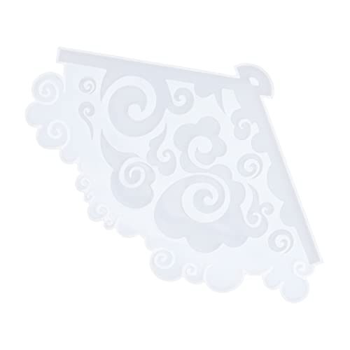 HOODANCOS Lüfterform Form Zum Selbermachen Fan-handwerk Fanherstellungsversorgung Handgefertigte Fächerform Handwerk Diy Form Manuelle Silikonform Fan-diy-versorgung Fan-gussformen Kieselgel von HOODANCOS
