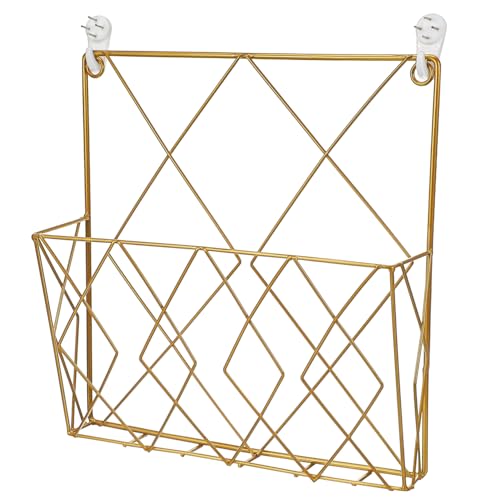 HOODANCOS Magazinhalter Korb Wandmontage Buch Display Halter Foto Display Rack Magazine Halter Literaturhalter Magazin von HOODANCOS