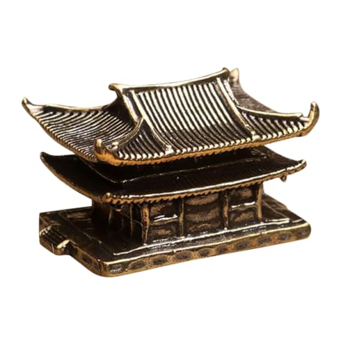HOODANCOS Miniatur-Statue Wohnzimmer-Accessoire Vintage-Stil Messing Asiatisches Für Zuhause von HOODANCOS