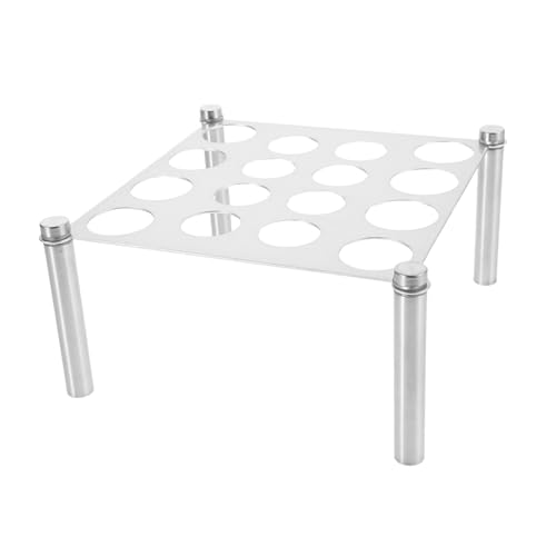 HOODANCOS Metallhalter für Resin schachformen Quadratischer DIY Harzfiguren ständer Multifunktionaler Silikonform organizer für Bastelprojekte Backformen und Schachfiguren aufbewahrung von HOODANCOS